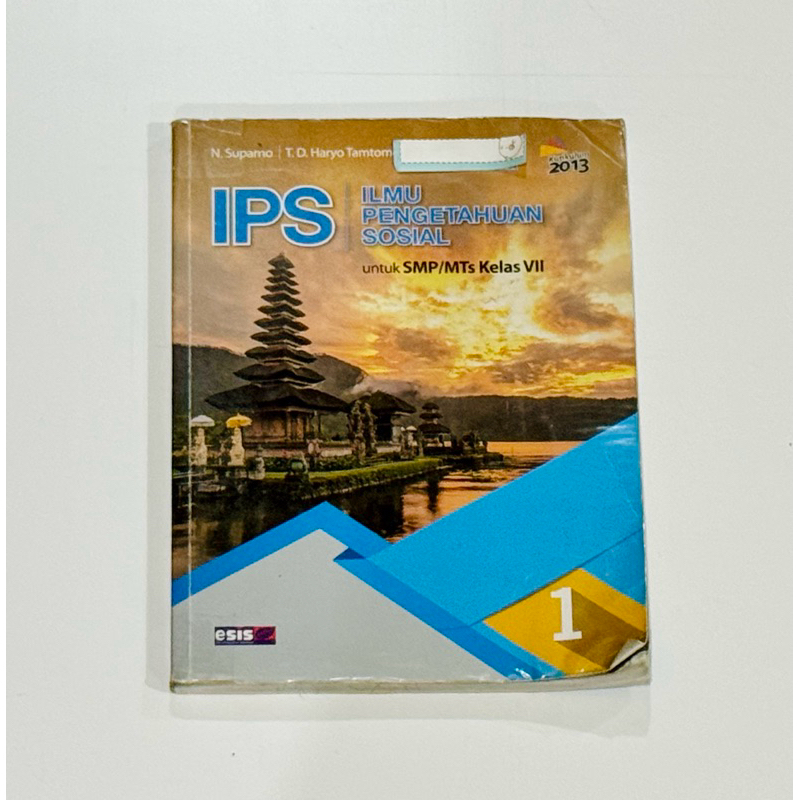 IPS 1 SMP Erlangga K2013 - N Suparno T.D Haryo Tamtomo (bekas)