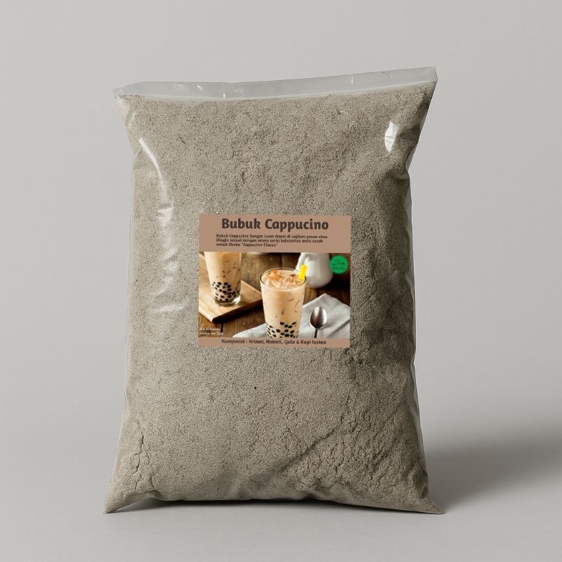 

TERLARIS - BUBUK MINUMAN CAPPUCINO CINCAU 1 KG - BUBUK MINUMAN RASA CAPPUCINO UNTUK JUALAN