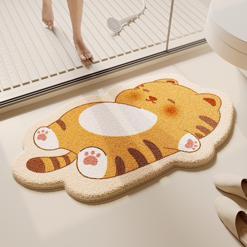 Keset Kaki Premium aesthetic doormat kamar anak dewasa alas lap kaki ruang tamu bulu karakter hewa l