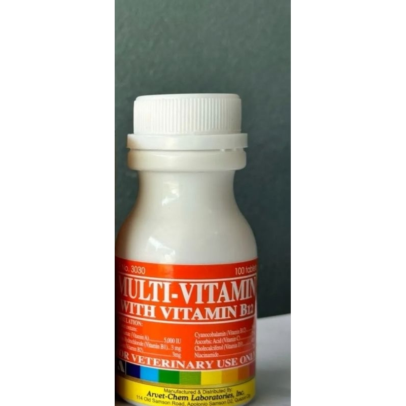 MULTIVITAMIN B12 IMPORT VITAMIN DAYA TAHAN AYAM ADUAN PILIPHINS