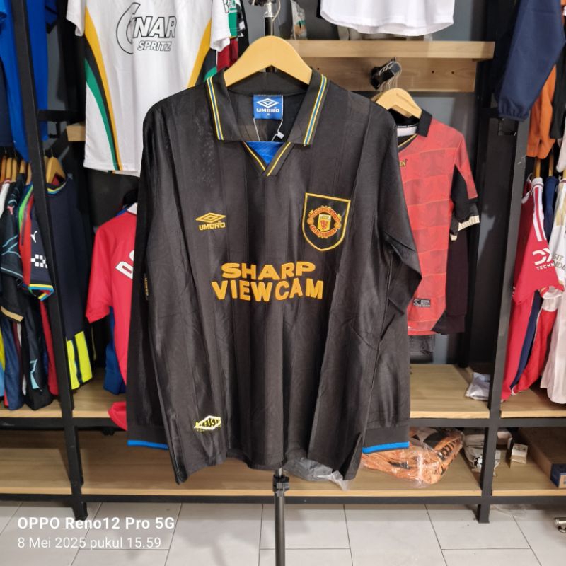 RETRO LS Jersey MU away 94 lengan panjang