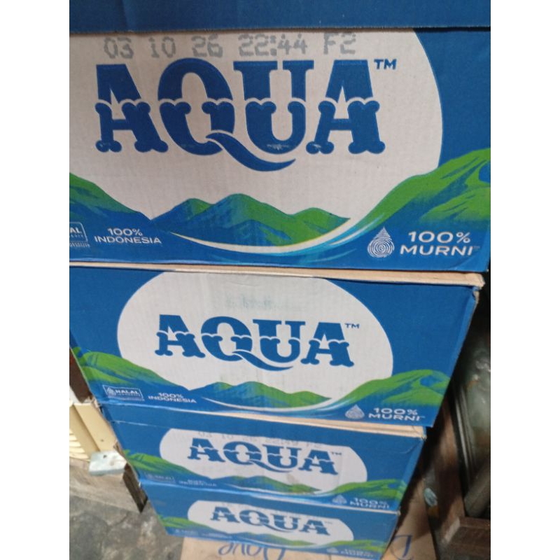 AQUA BOTOL 600ml 1 Dus