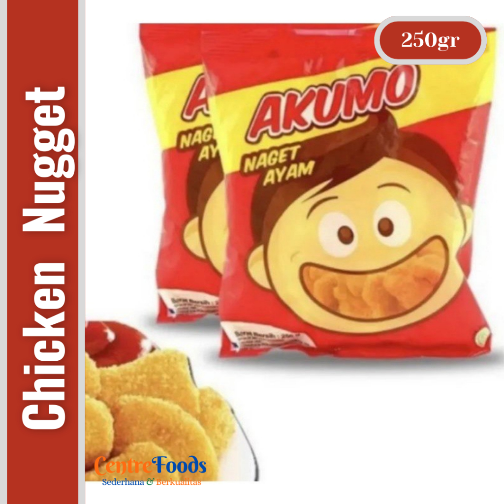 

Naget Ayam - Chicken Nugget Akumo | 250gr [ Harga Per BKS ]