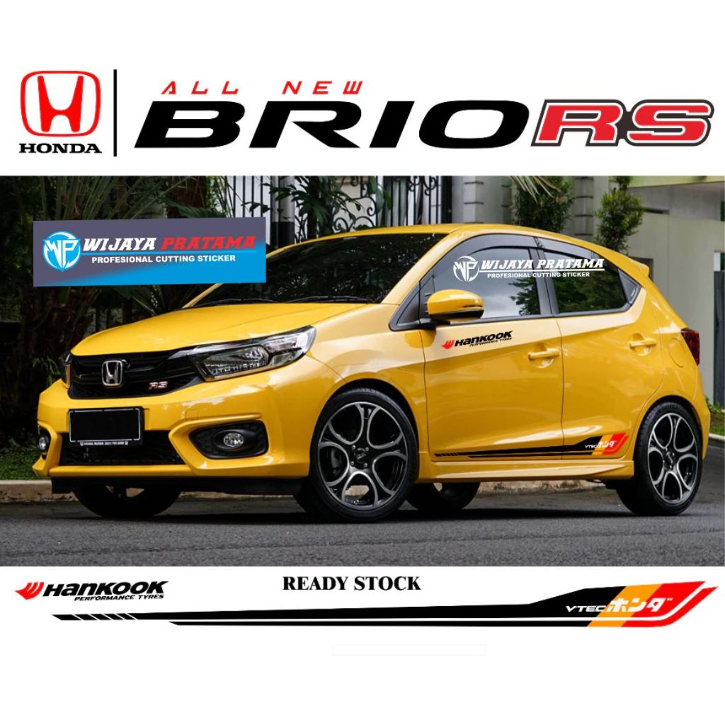 STICKER MOBIL BRIO RS CUTTING STICKER BODY SAMPING MOBIL HONDA BRIO RS