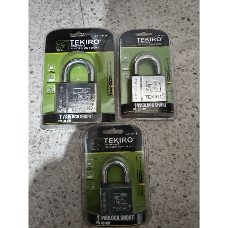 gembok tekiro 60mm / tekiro Gembok ukuran 60mm/ gembok tekiro 50mm / gembok tekiro 60mm / gembok 60m