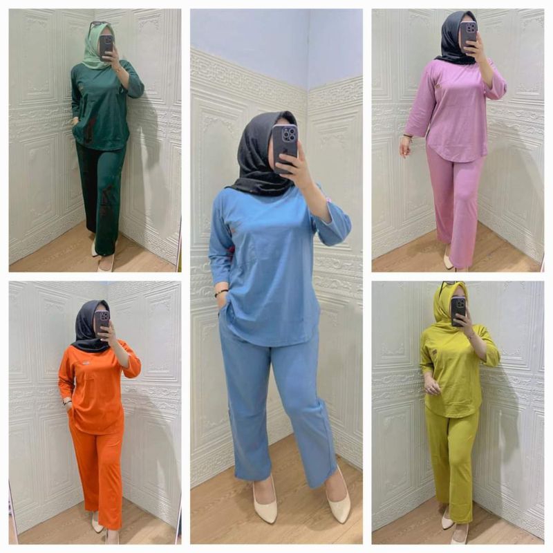 ONE SET POLOS KAOS COMBED BY POJEE