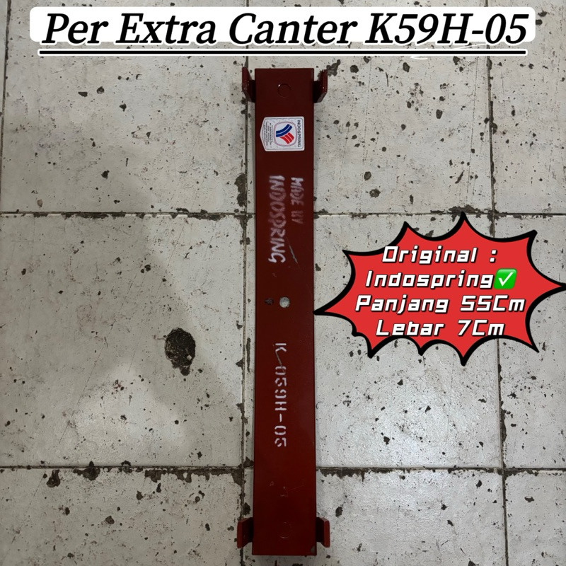 per extra canter nomor 5 k59h no 5 merk Indospring pir daun tambahan ps125 nomer5 leaf spring coltdi