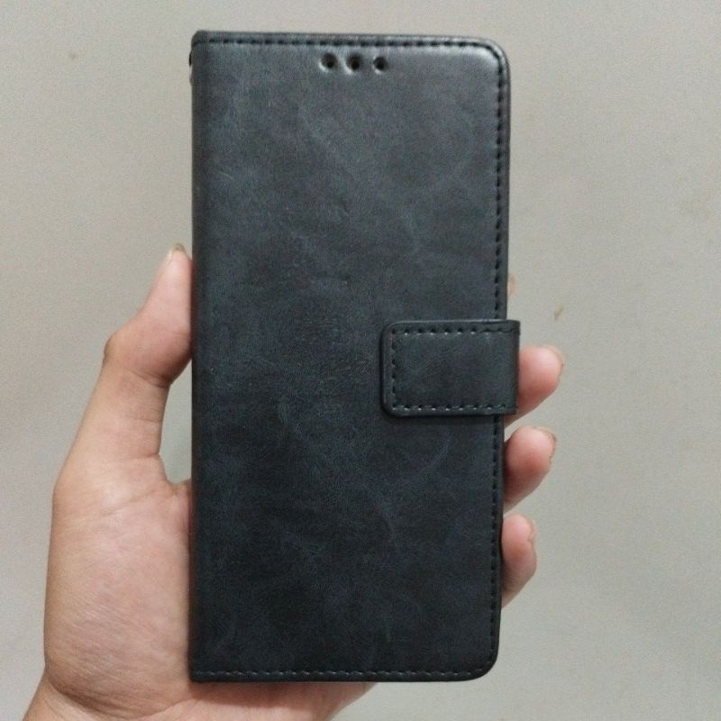 Casing Kulit Samsung S21 FE Black