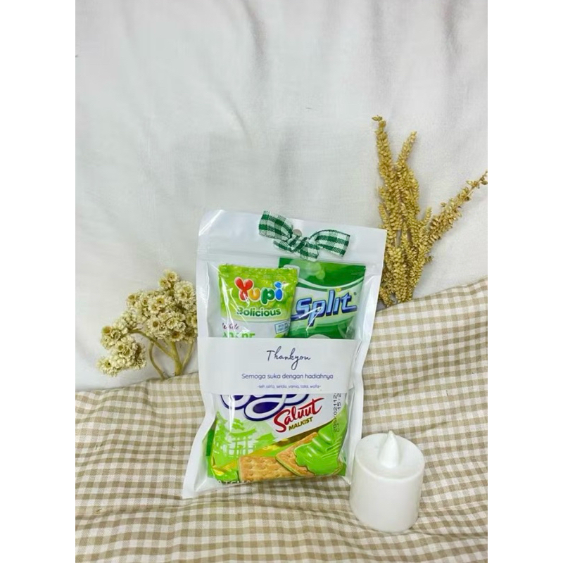 

SNACK GIFT MINI Hijau 1Pouch Isi 3pcs