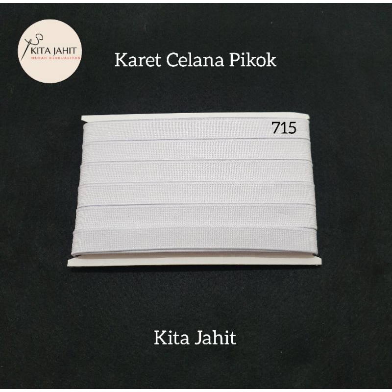 Karet Pikok Putih/ Karet Celana Merek Pikok