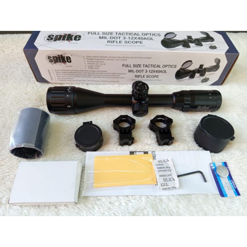 Telescope Spike 3-12x40 AOL / Teleskop Spike 3-12x40AOL / Tele Spike