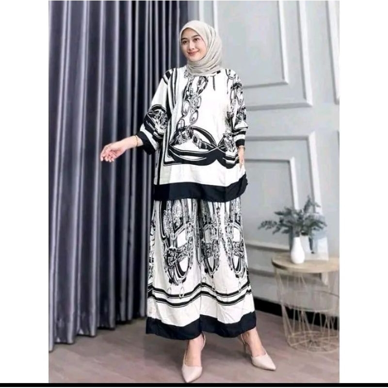 Setelan dewasa jumbo || oneset wanita baju kulot