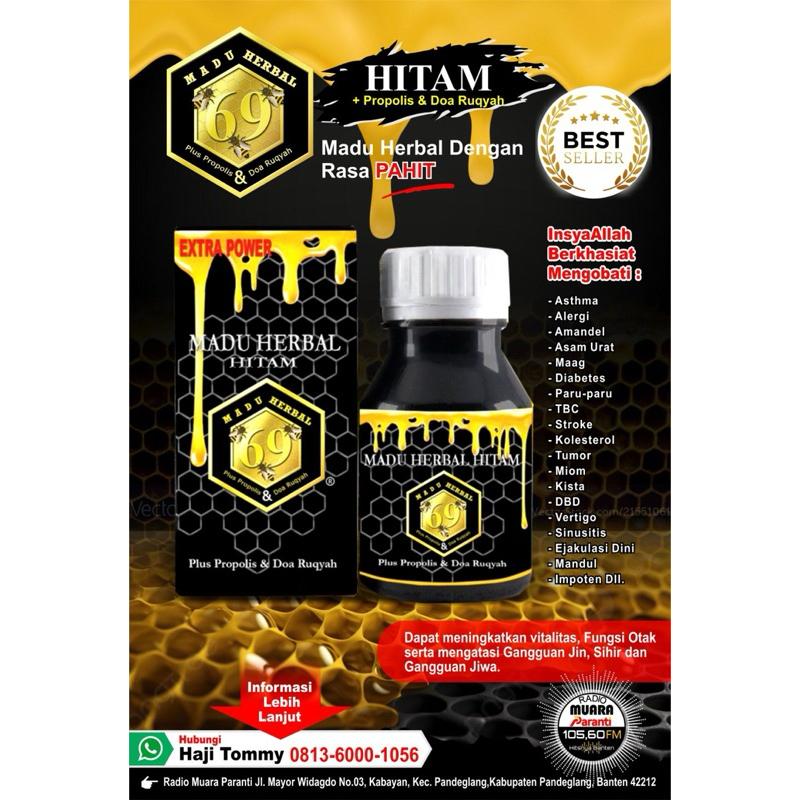 Madu Herbal Hitam 69