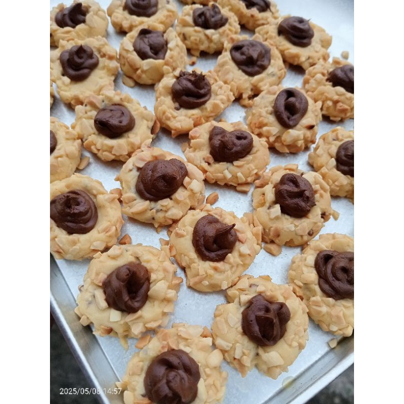 

thumprint cookies coklat kacang coklat keju enak crunchy best seller