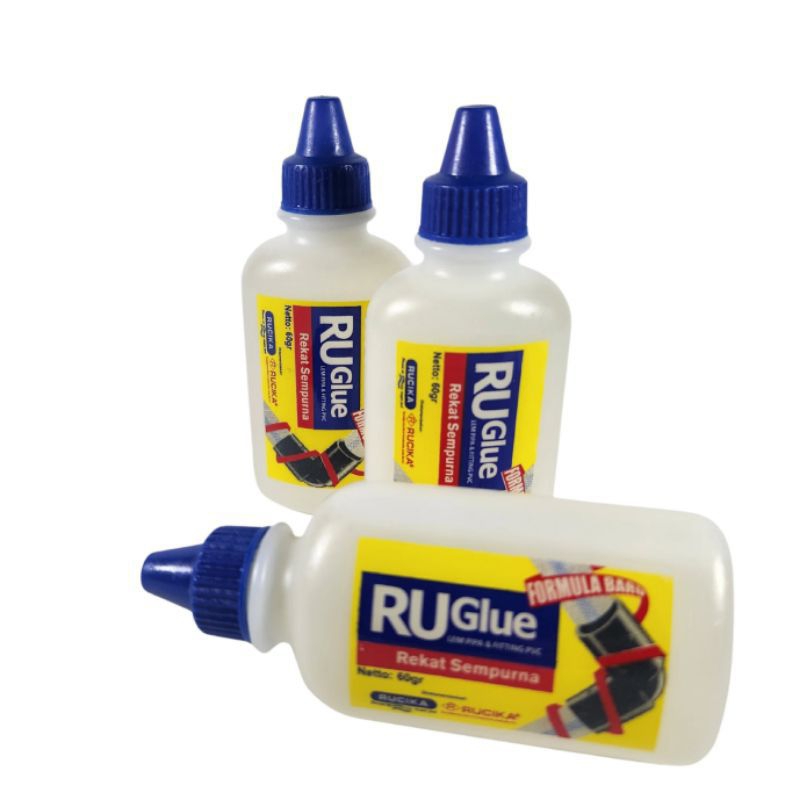 LEM RUGLUE BOTOL / LEM PIPA PVC /RUGLUE TUBE 60gr