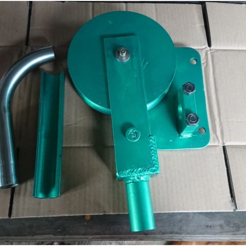 bending pipa stainless ukuran 1½ inch diameter pipa 38mm..