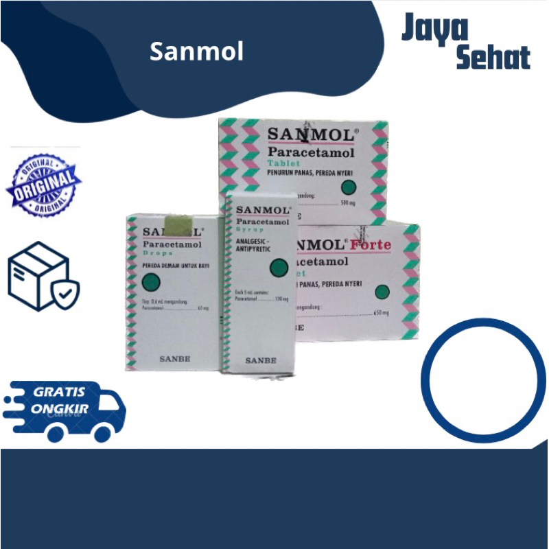 Sanmol Sirup | Sanmol Drop  | Sanmol Forte Sirup Demam Anak dan Bayi