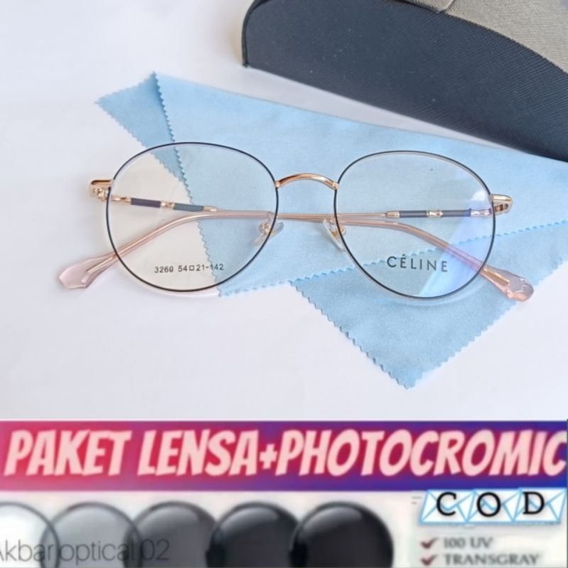 KACAMATA MINUS PHOTOCROMIC KACAMATA BULET 3260