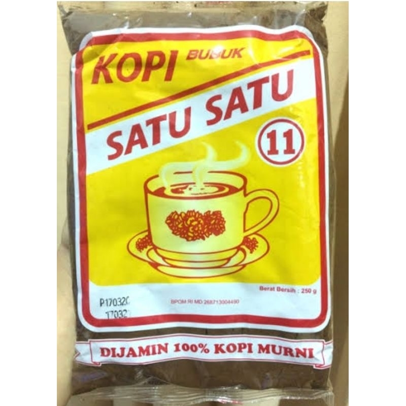 

TERMURAH Kopi Bubuk Satu Satu ( Kopi 11 ) 250gr