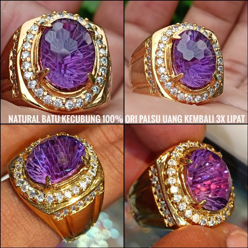 CINCIN BATU NATURAL KECUBUNG BRAZIL 100%ASLI