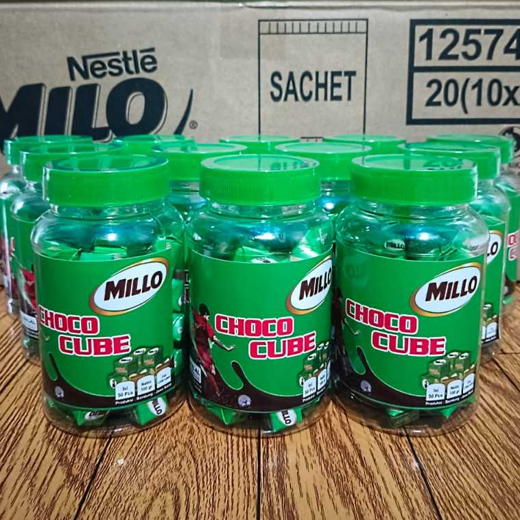 

Milo/Millo Cube Lokal 5 Toples (Per Toples Isi 50 Cube)
