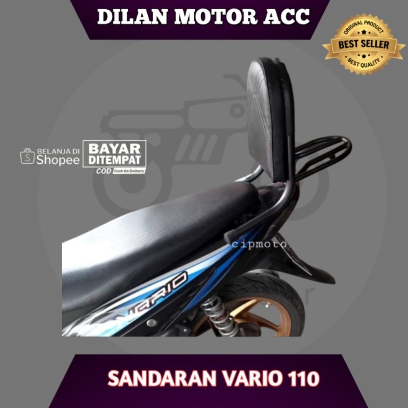 Sandaran Jok Belakang Motor Vario 110 LED Vario 110 Fi Tebal Premium Senderan Jok Motor Vario 110