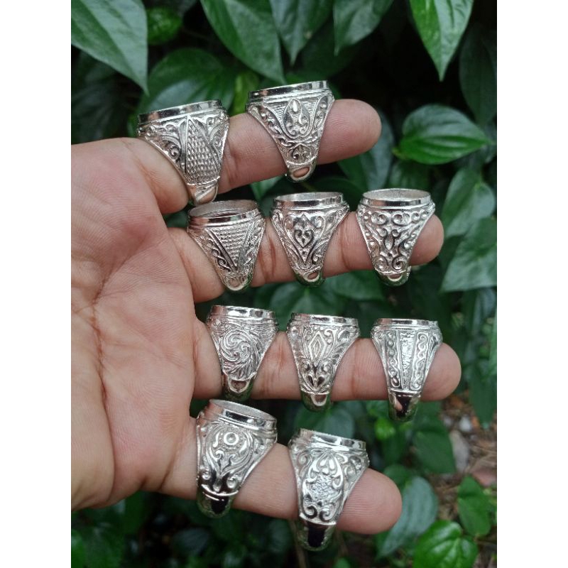 grosir ring cincin emban alpaka super ( 20 pcs ) jm