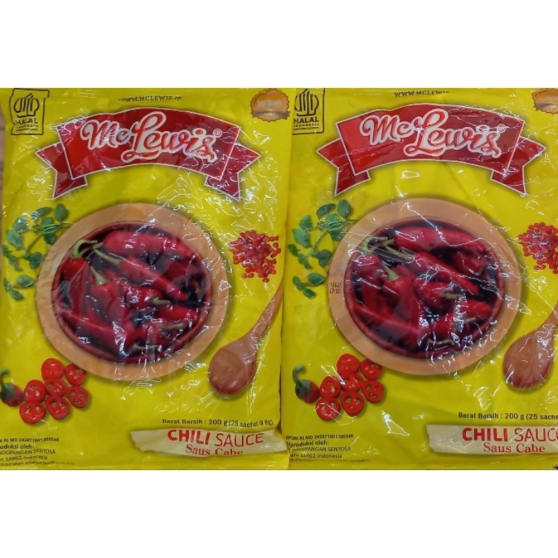 

Saus Cabe Saset McLewis 25×8Gr