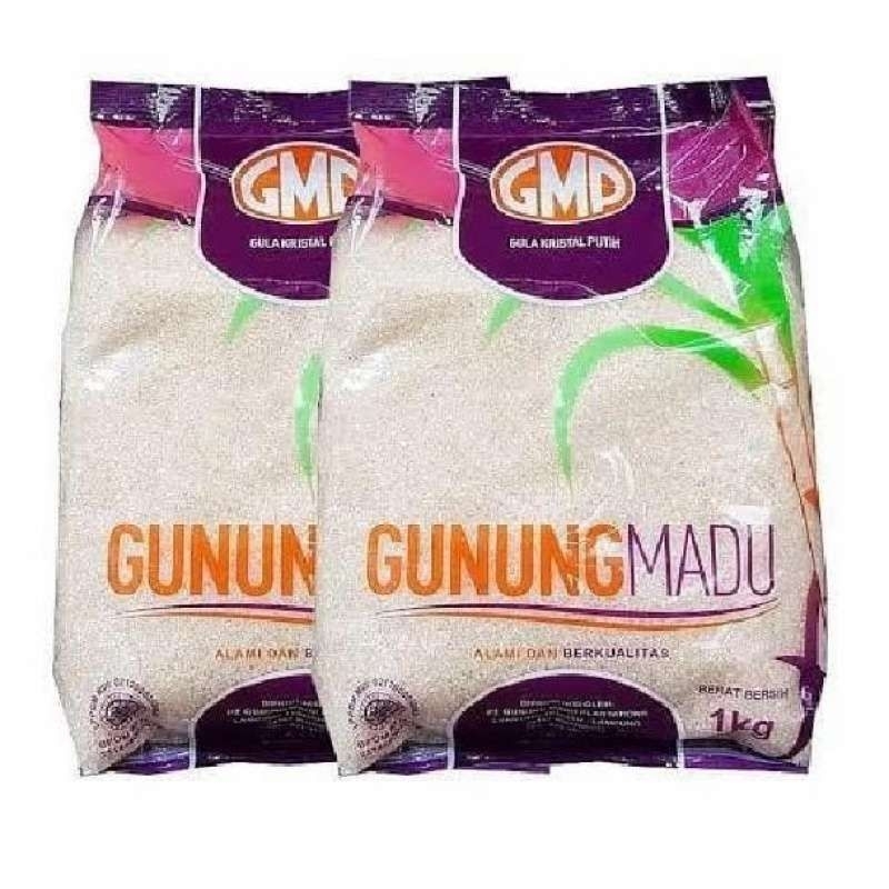

Gula Pasir Putih GMP Kemasan 1 Kg Gula Putih Asli Manis Alami