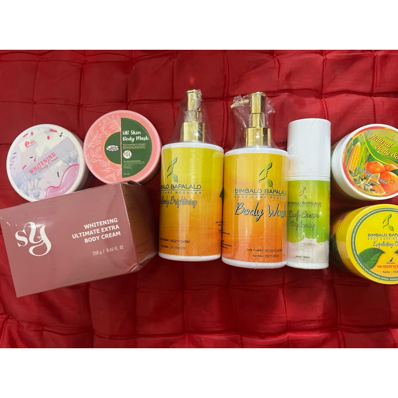 paket body care isi 8 item seperti di foto bimbalo bapalalo yoni skincare nenekmoyang 69