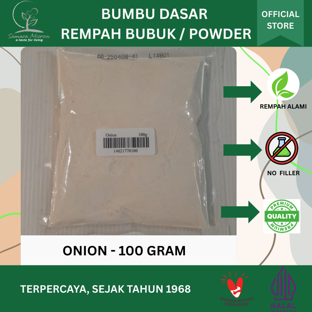 

Samara Micron - Onion Powder / Bombay Bubuk100 gr