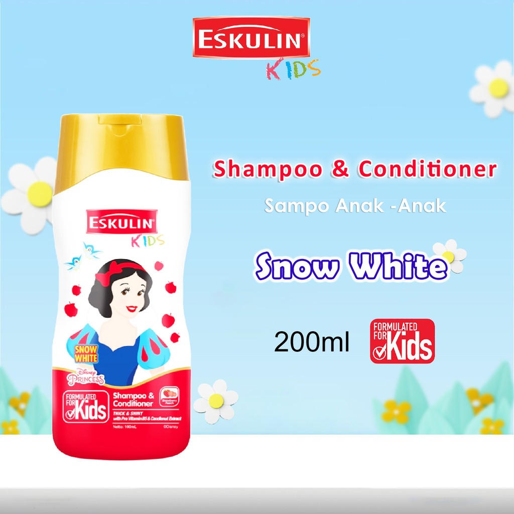 Eskulin Kids Shampoo & Conditioner Snow White
