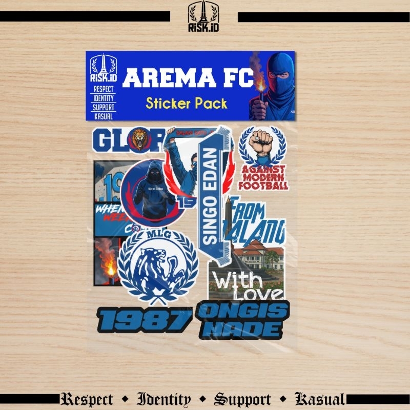 

Stiker Pack Arema FC - Desain Ultras & Kolektibel Vinyl Glossy (10pcs) by risk.id