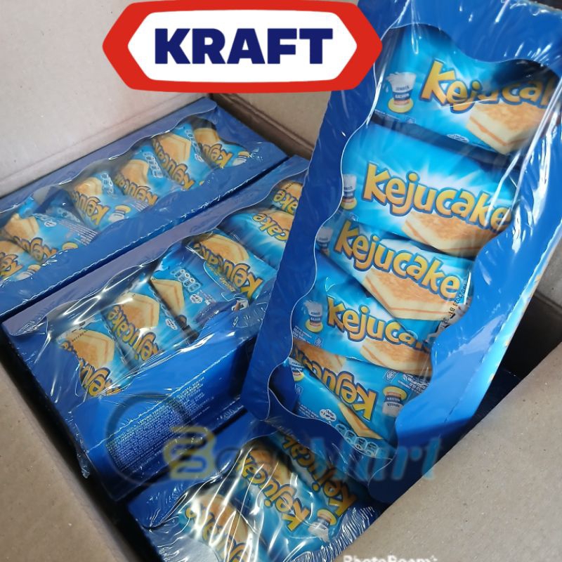 

KRAFT KEJU CAKE 1 Dus isi 12 Kue Bolu Keju