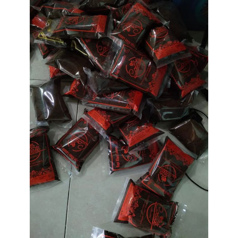 

Kopi Lelet Khas Lasem grosir per ball isi 20 + 10 bungkus