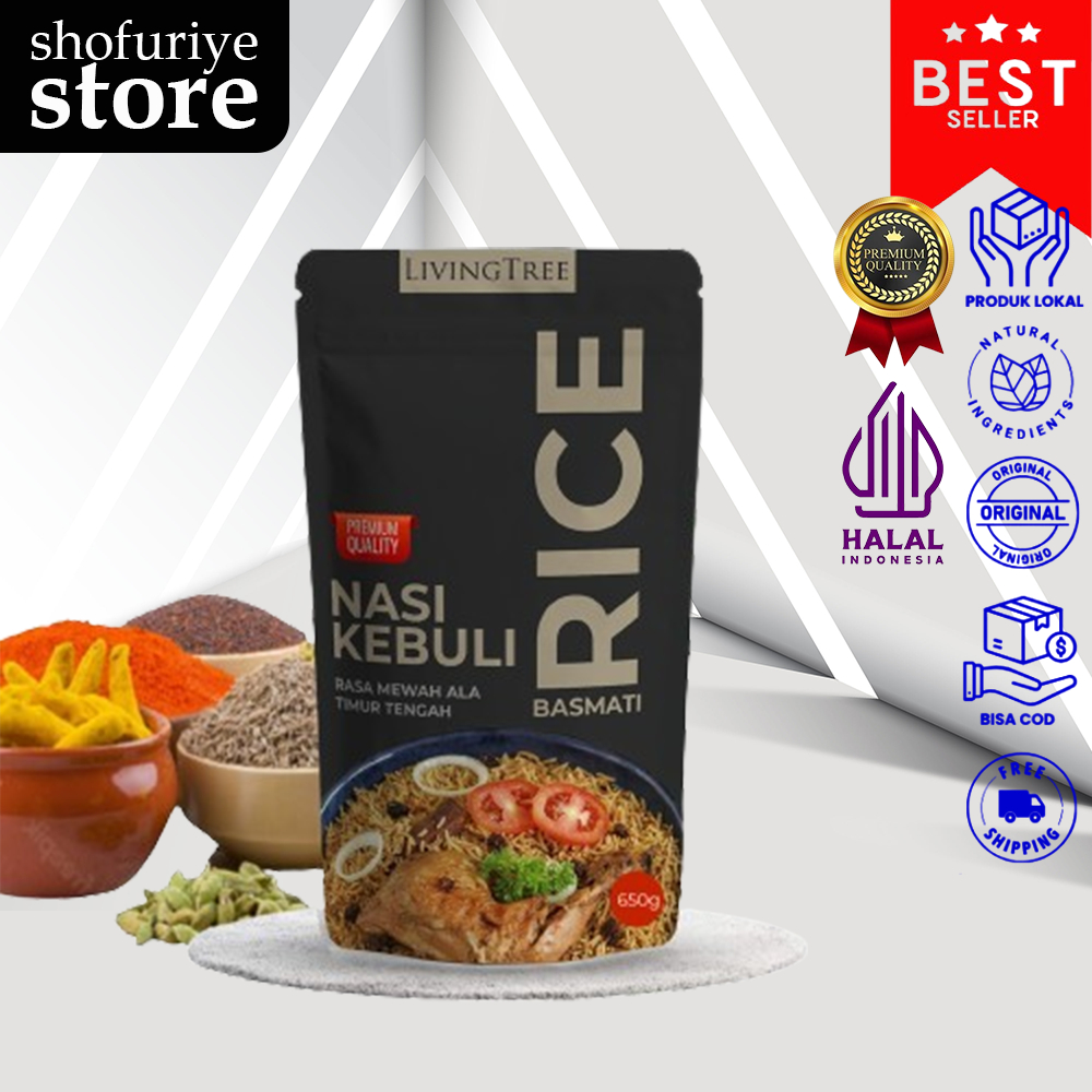 

Beras basmati dan Bumbu Nasi Kebuli Instan 1 Kg paket hemat