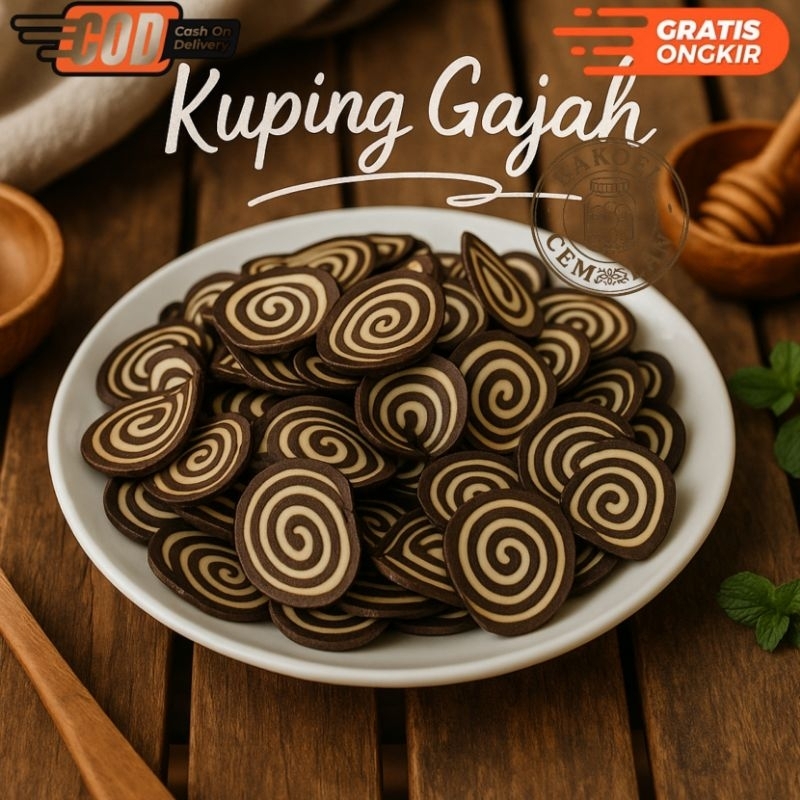 

Kuping Gajah Mini Kue Jadul 100gr 250gr 500gr
