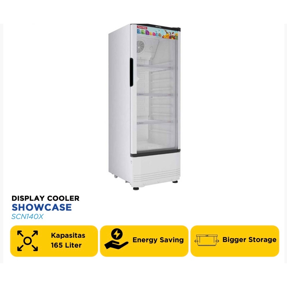 POLYTRON SHOWCASE DISPLAY COOLER SCN140X