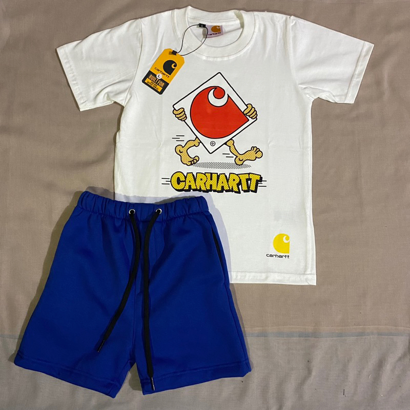 Setelan Anak Kaos/One Set Anak Distro Billboard Brand Premium Unisex