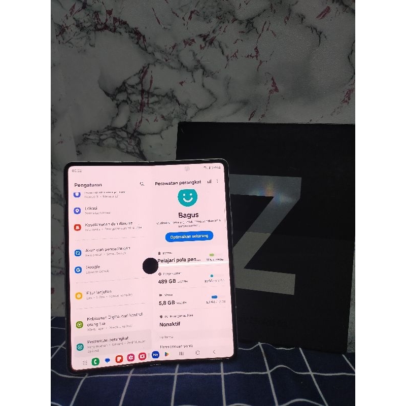 Samsung Z Fold 3 Ram 12/512 ( Second minus lcd )