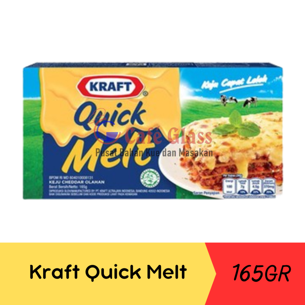 

Kraft Quick Melt Mozza Cheese/Keju Mozza Melt-165GR