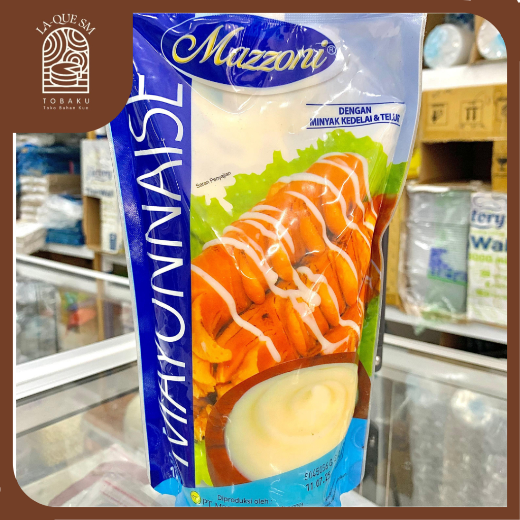 

Tobaku LA-QUE SM | Mayonaise Mazzoni Biru Kemasan Ekonomis 1 Kg Sweet Saus Mayo