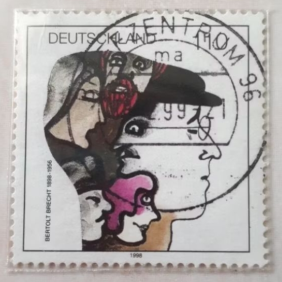

Perangko Jerman Birth Centenary of Bertolt Brecht (1896-1956) Tahun 1998