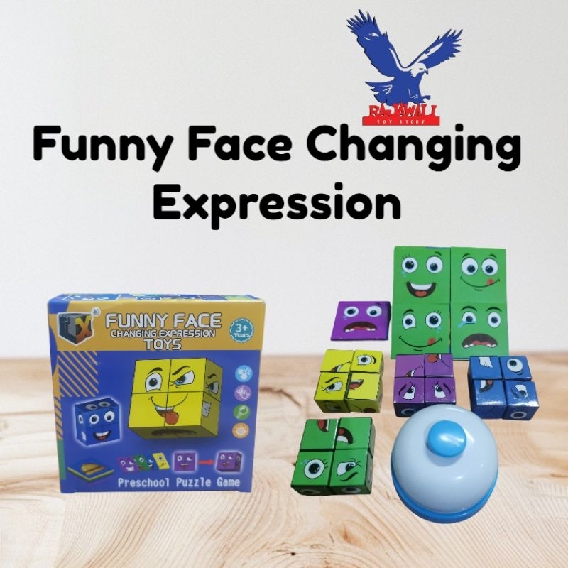 MAINAN ANAK MENGEKSPRESIKAN WAJAH LUCU