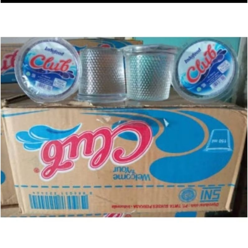 club gelas mini 150ml isi 48pcs perkarton
