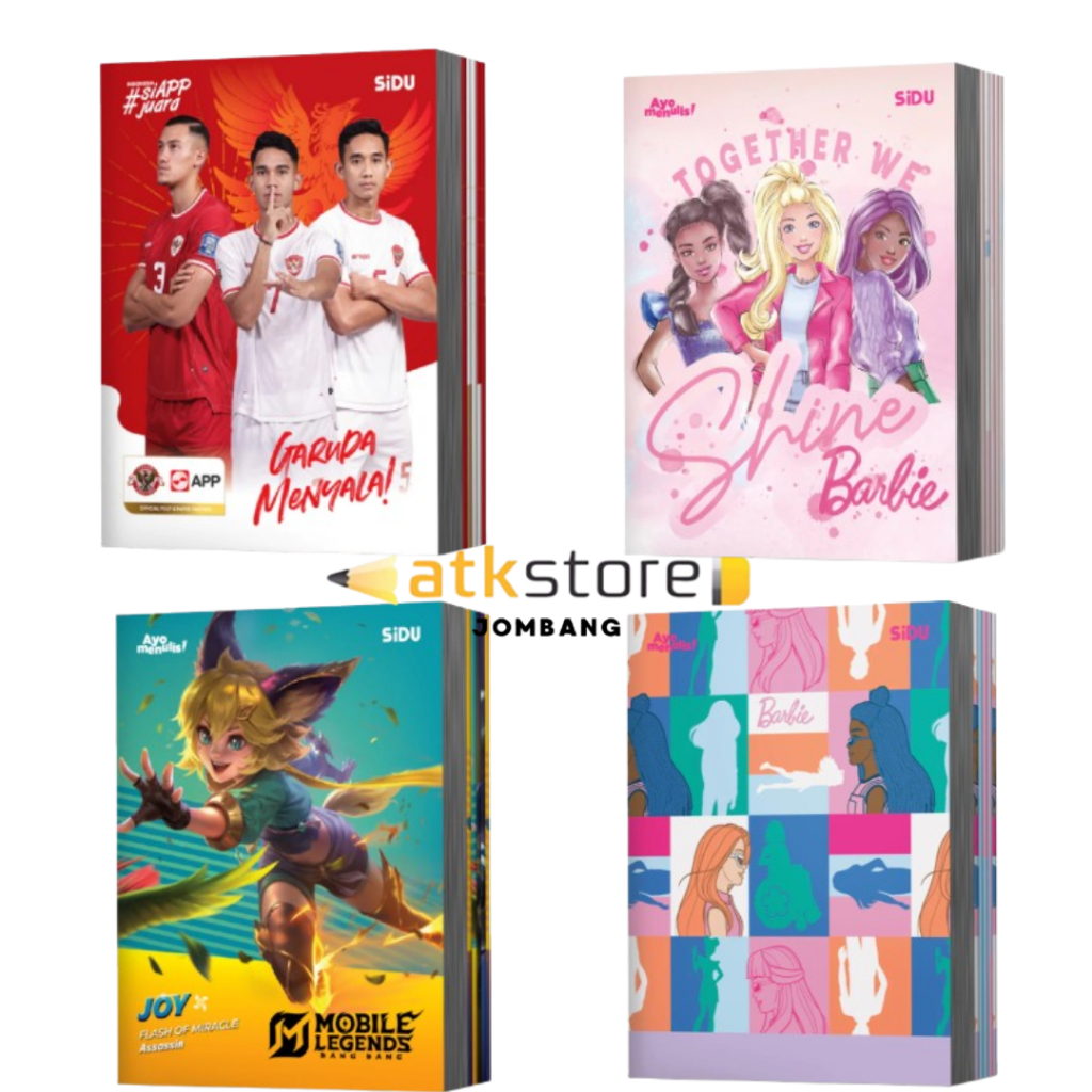 

(PACK) Buku Tulis Sinar Dunia SIDU 38 isi 10 BUKU ukuran Kwarto