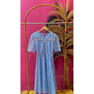 Dress Pesta Blue ice