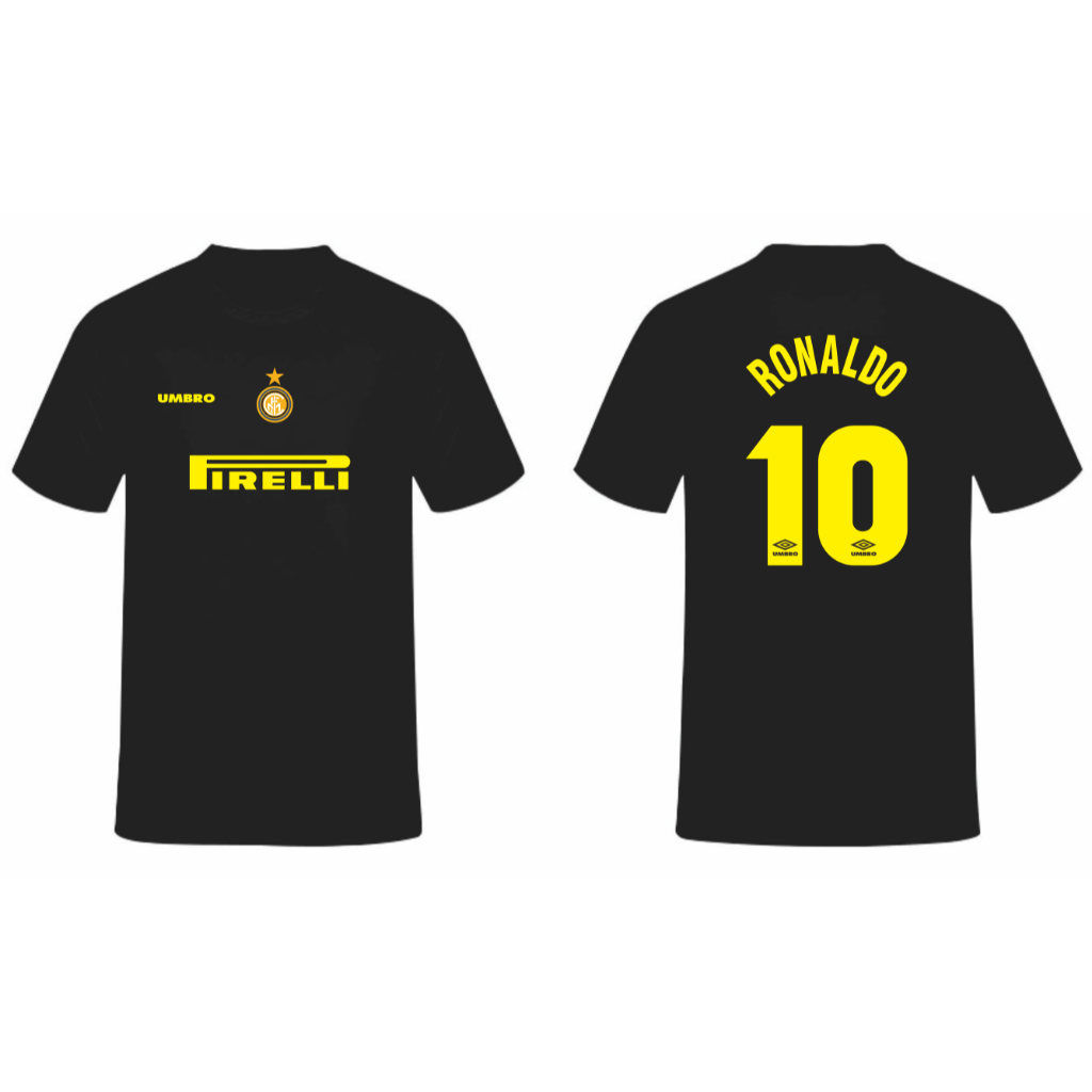 T-SHIRT KAOS INTER MILAN 1998 RONALDO NAZARIO