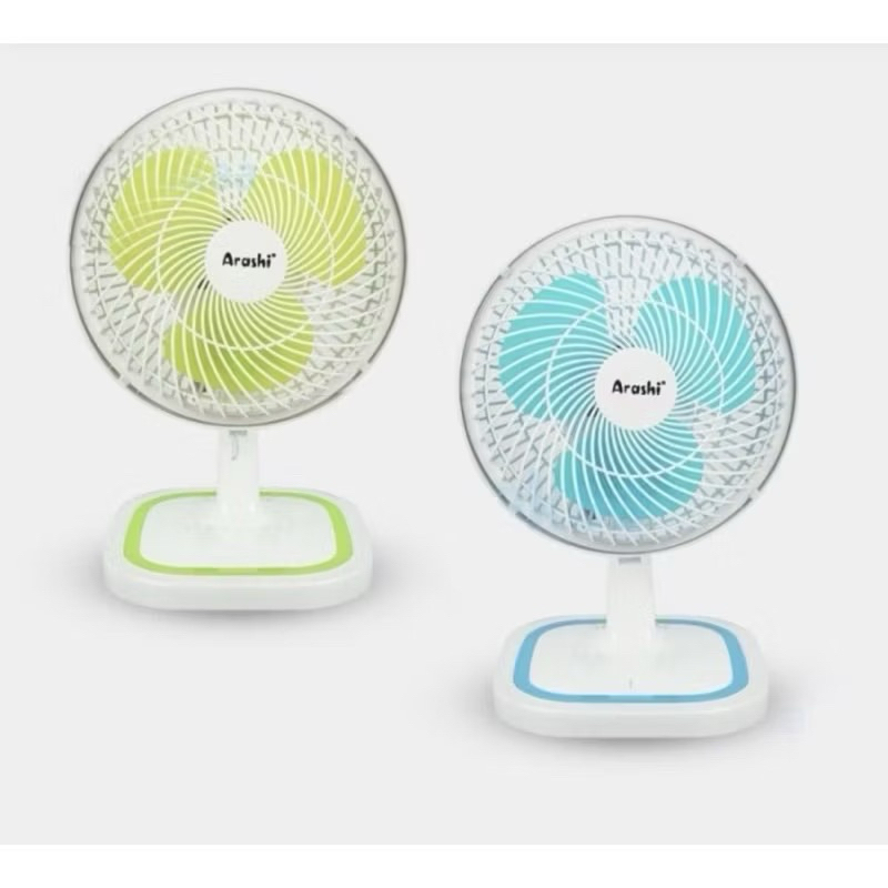 BIGOSTORE - KIPAS ANGIN MEJA DUDUK 8 INCHI DESK FAN ARASHI GENERAL FAN AR 138