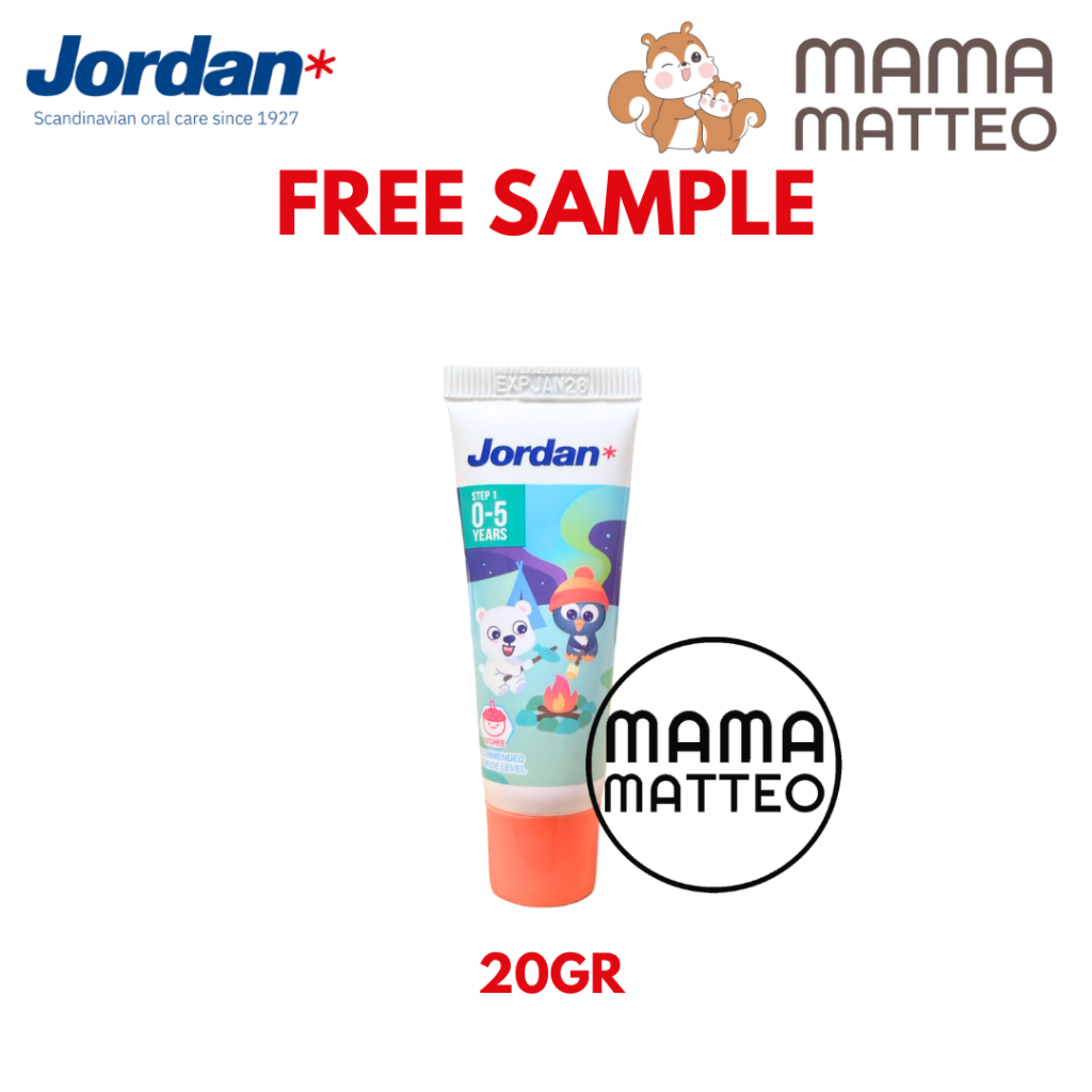 [KHUSUS FREE GIFT] SAMPLE JORDAN TOOTHPASTE
